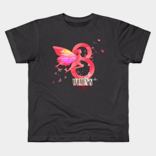 8th march Women's day Kids T-Shirt